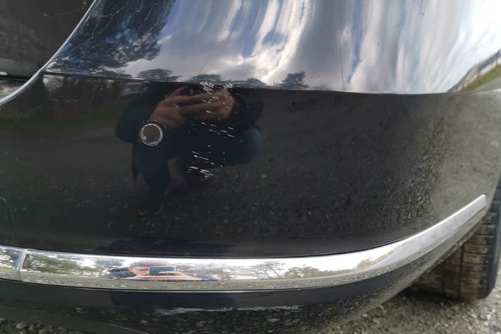 Sort VW Passat fra 2010