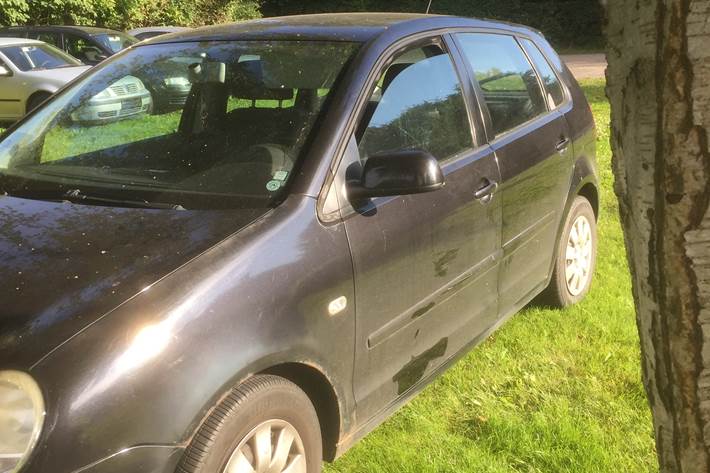 Sort VW Polo fra 2022