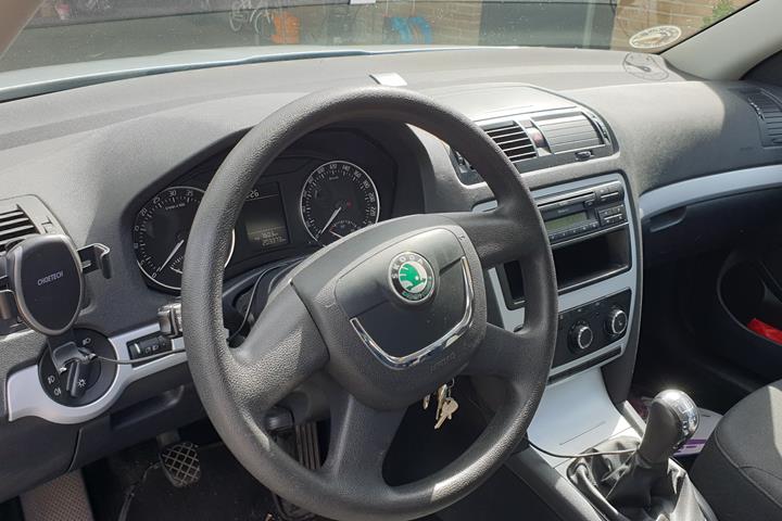 Sølv Skoda Octavia fra 2010