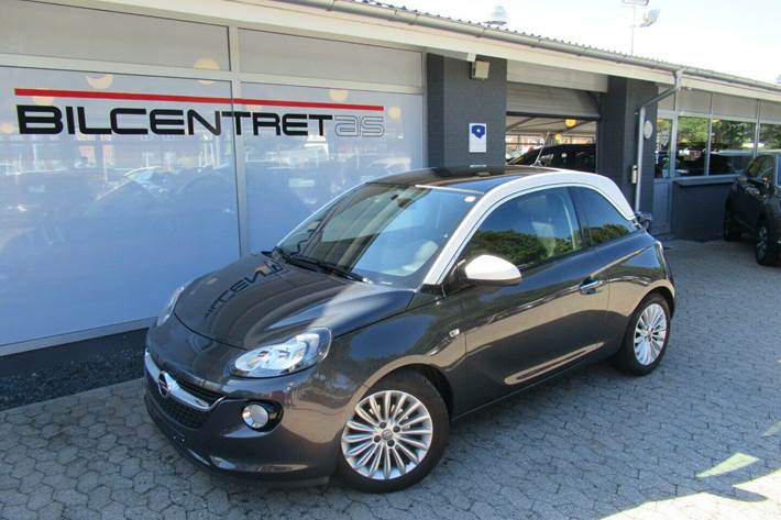 Grå Opel Adam fra 2014