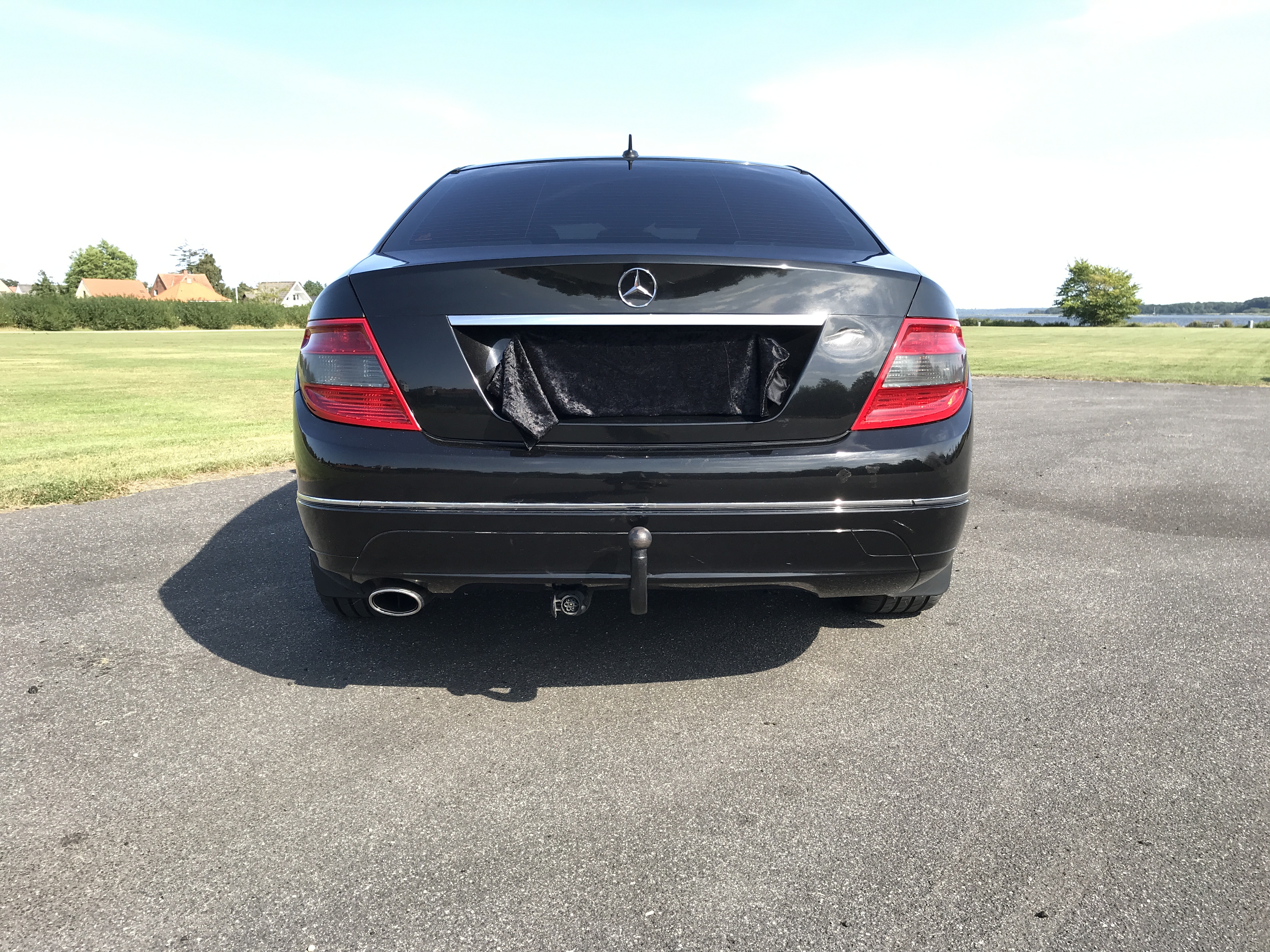 Sort Mercedes C220 d fra 2008