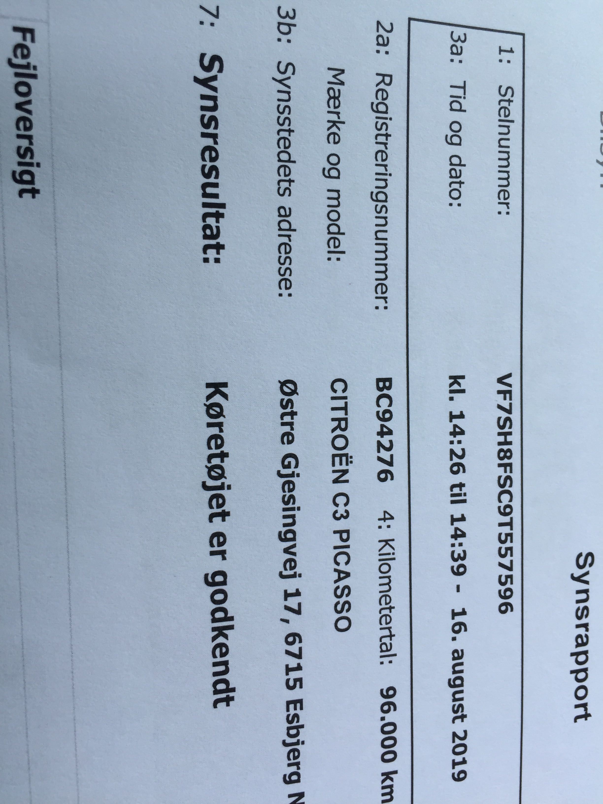 Sort Citroën C3 Picasso fra 2009