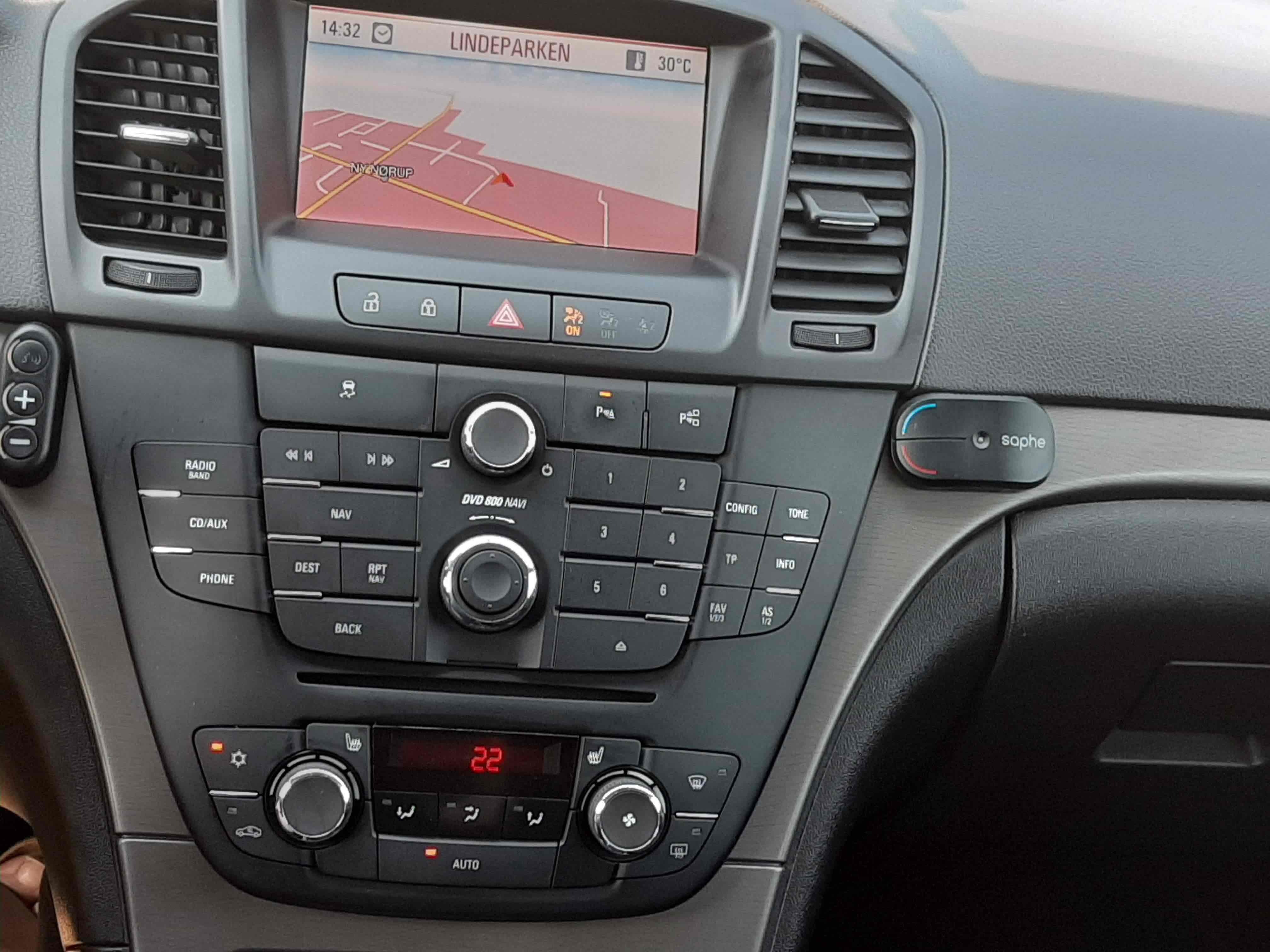 Sort Opel Insignia fra 2009