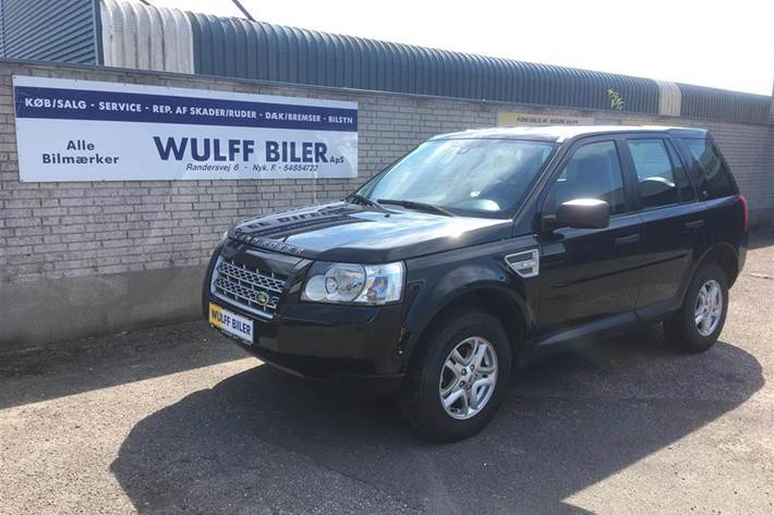 Sort Land Rover Freelander fra 2009