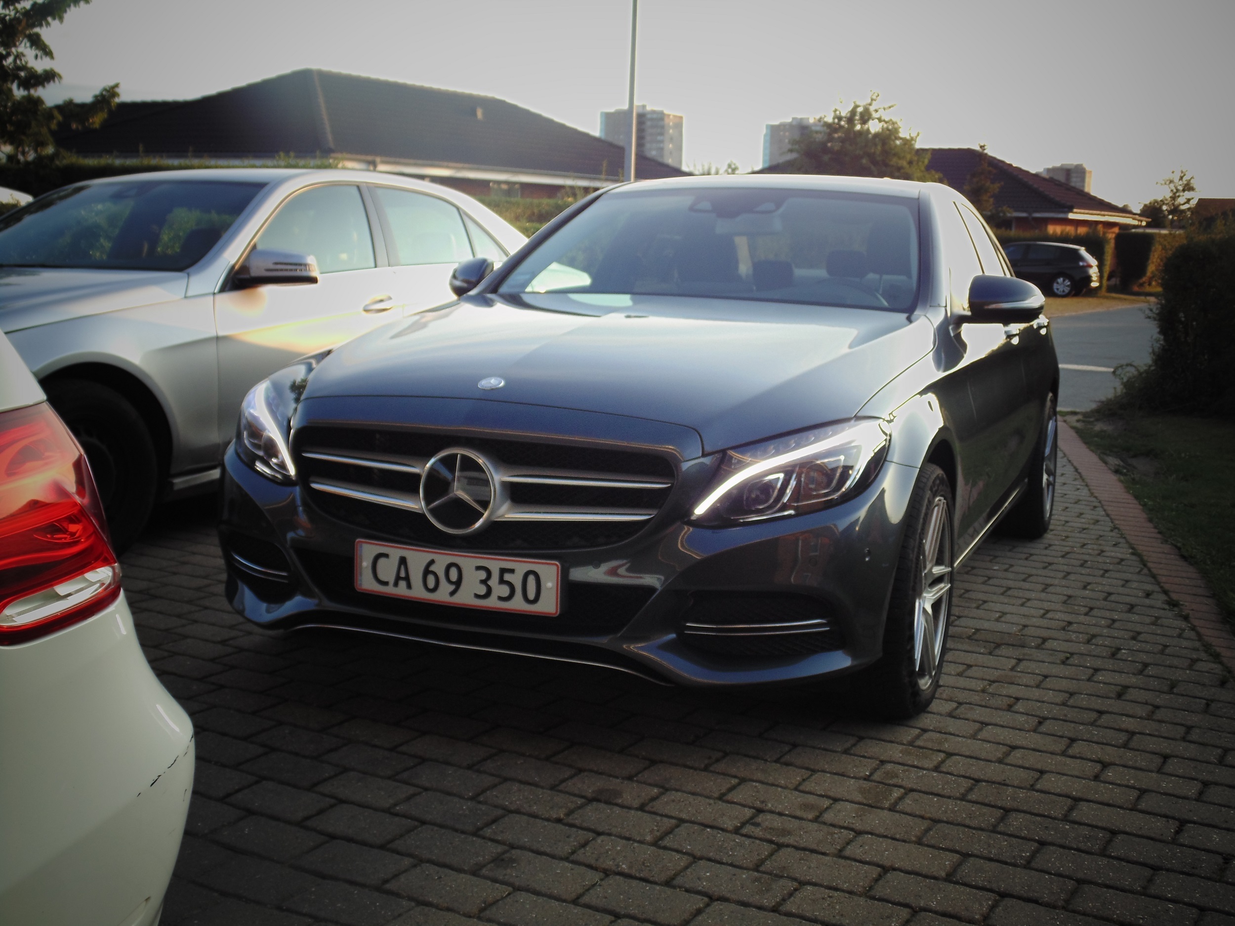 Grå Mercedes C220 d fra 2014