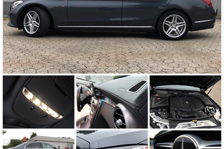 Grå Mercedes C220 d fra 2014