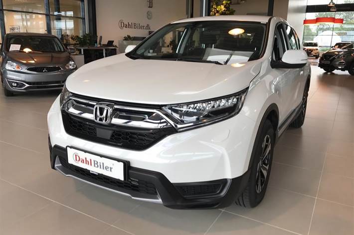 Hvid Honda CR-V fra 2019