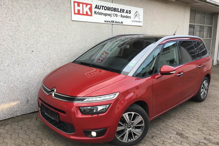 Rød Citroën Grand C4 Picasso fra 2015