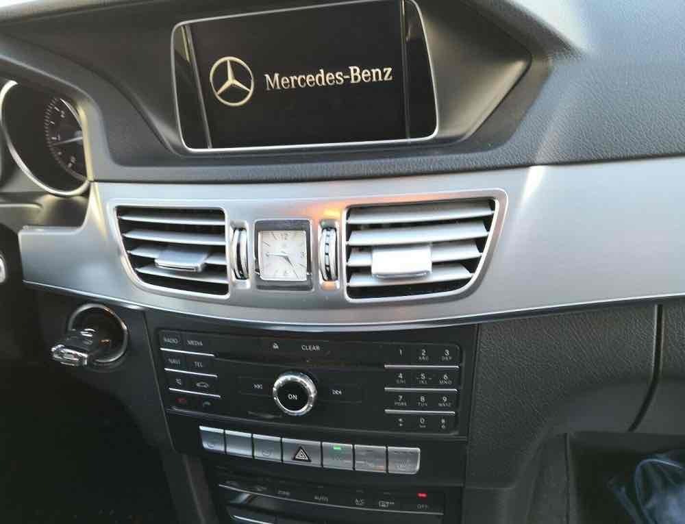 Sort Mercedes E200 fra 2016