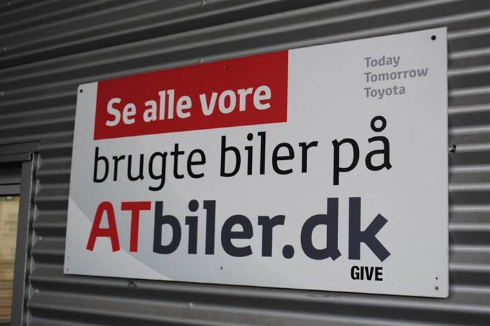 Blå Toyota Verso fra 2015