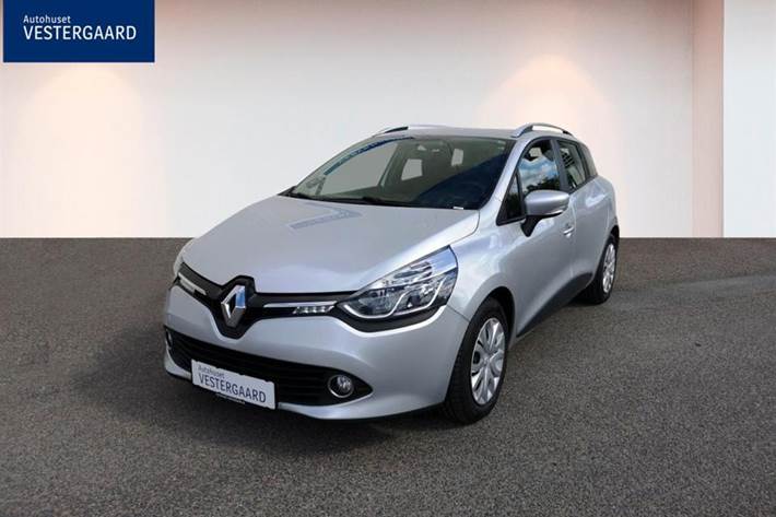 Grå Renault Clio fra 2014