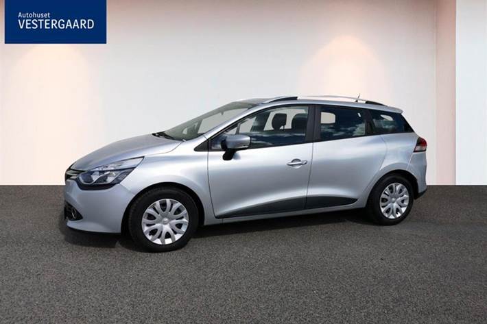 Grå Renault Clio fra 2014