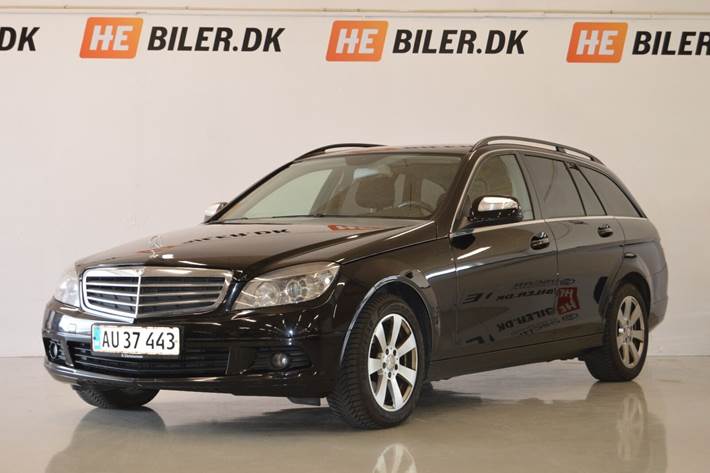 Grå Mercedes C200 fra 2008