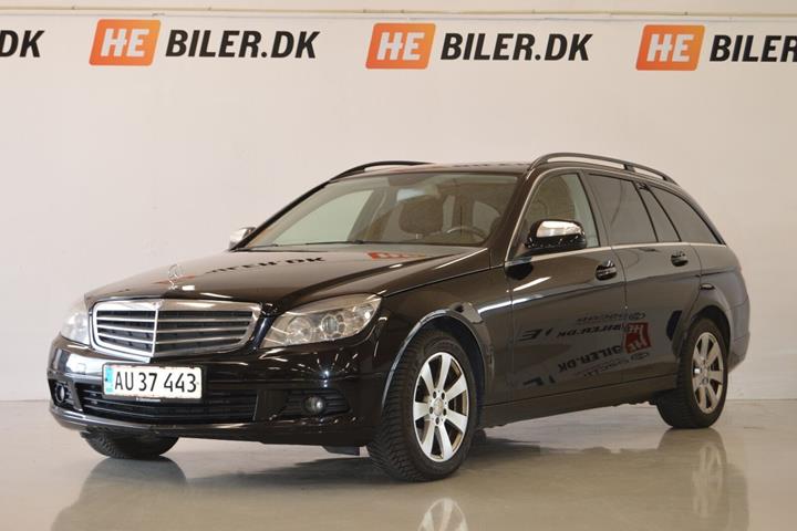 Grå Mercedes C200 fra 2008
