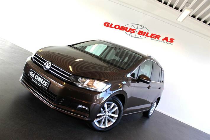 Brun VW Touran fra 2018