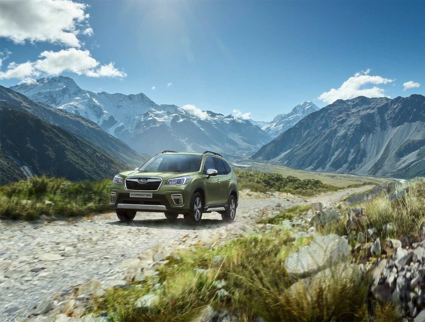 Grøn Subaru Forester fra 2020