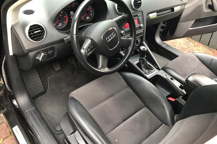 Sort Audi A3 fra 2012
