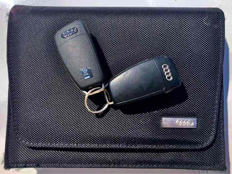 Hvid Audi A3 Sportback fra 2012
