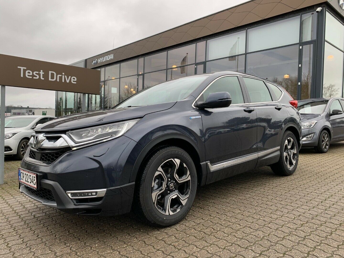 Blå Honda CR-V fra 2019