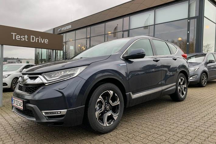 Blå Honda CR-V fra 2019