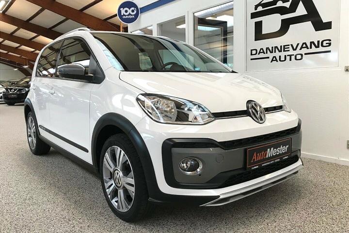 Hvid VW Up! Cross fra 2017