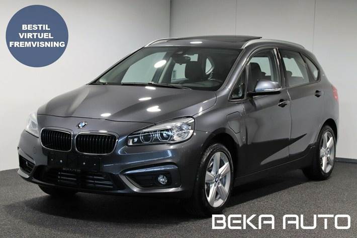 Grå BMW 225xe fra 2018