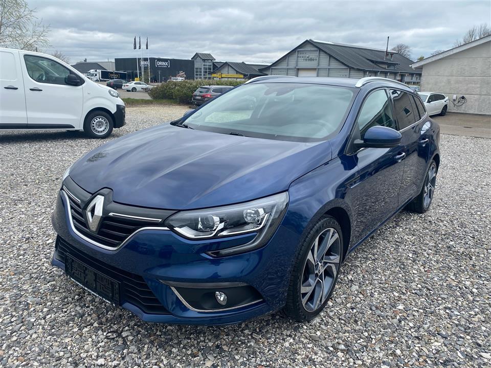 Blå Renault Mégane fra 2018