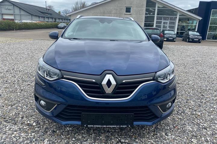 Blå Renault Mégane fra 2018