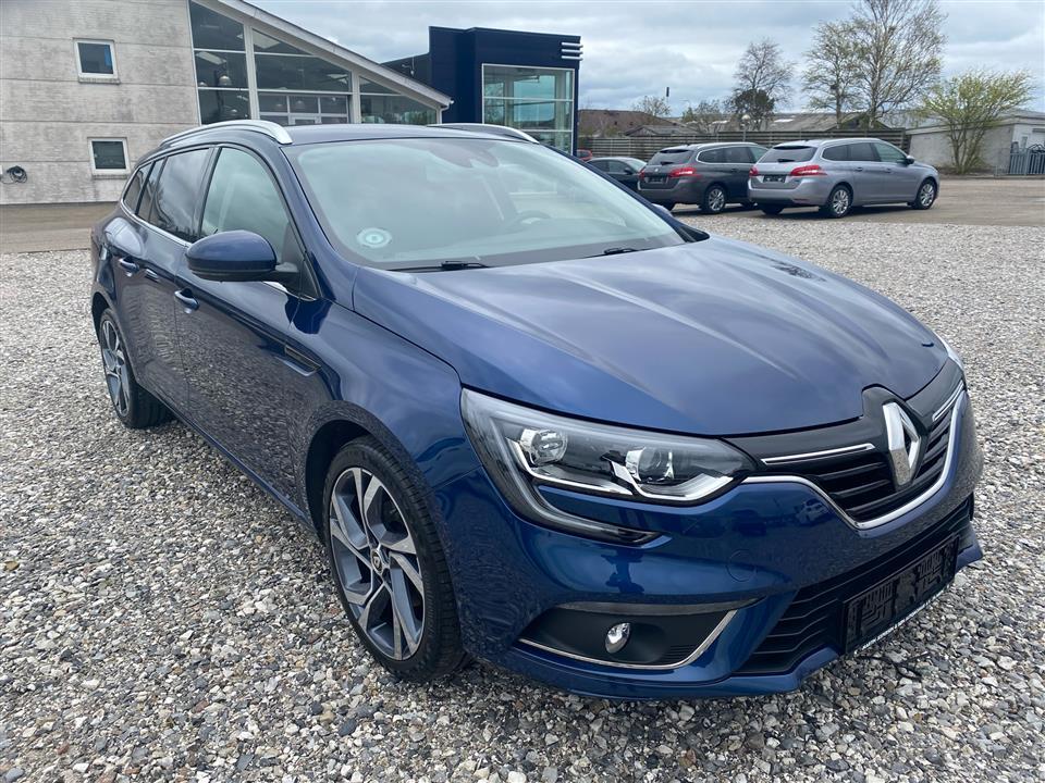 Blå Renault Mégane fra 2018