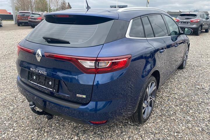 Blå Renault Mégane fra 2018