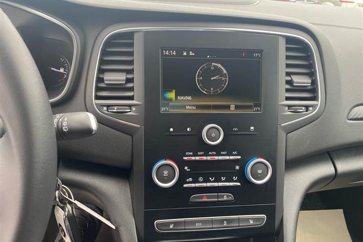 Blå Renault Mégane fra 2018