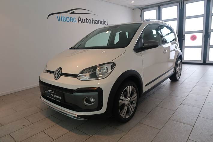 Hvid VW Up! Cross fra 2018