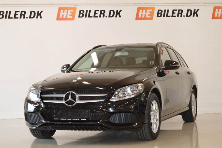 Grå Mercedes C220 d fra 2017