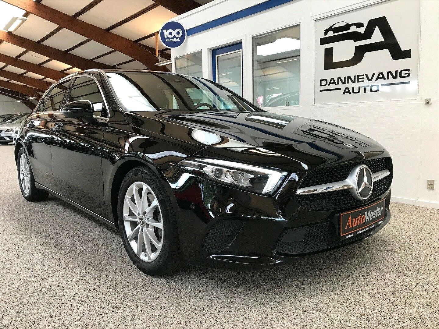 Sort Mercedes A200 fra 2018