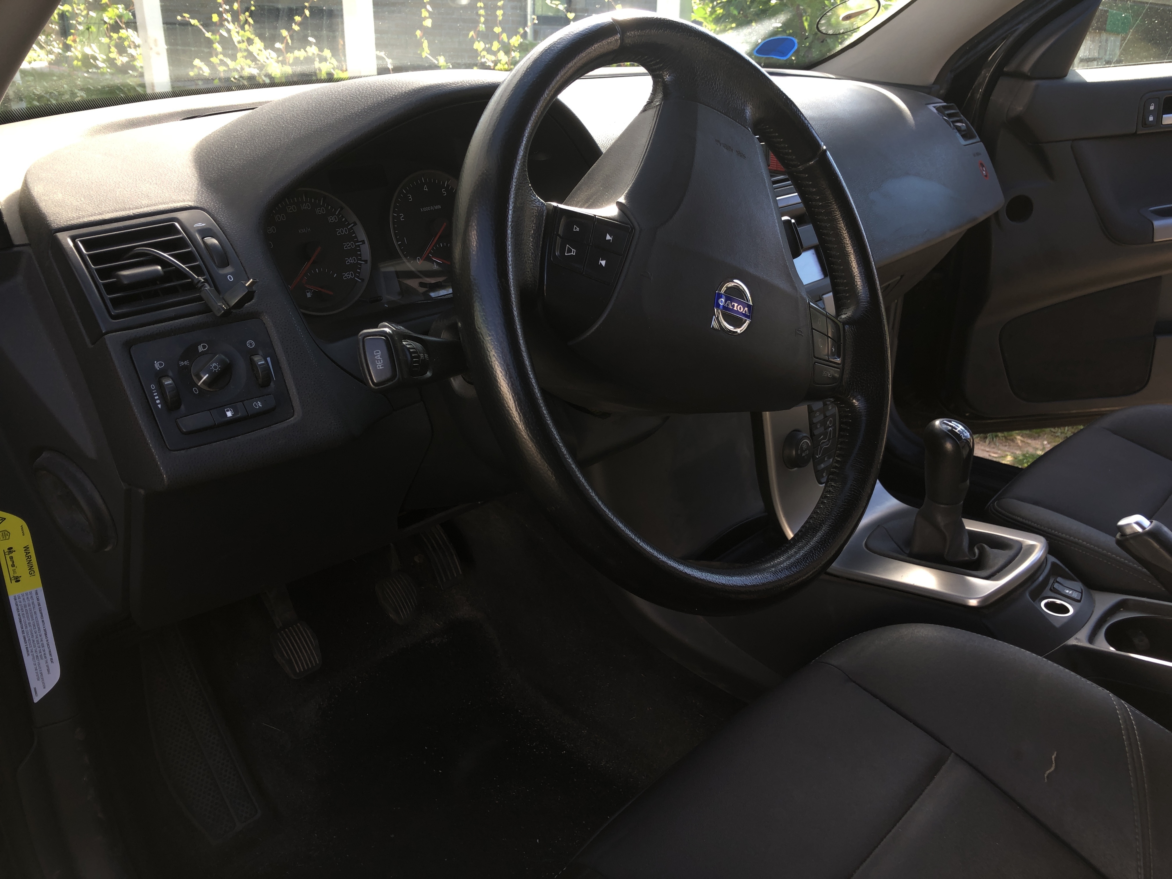 Sort Volvo V50 fra 2005