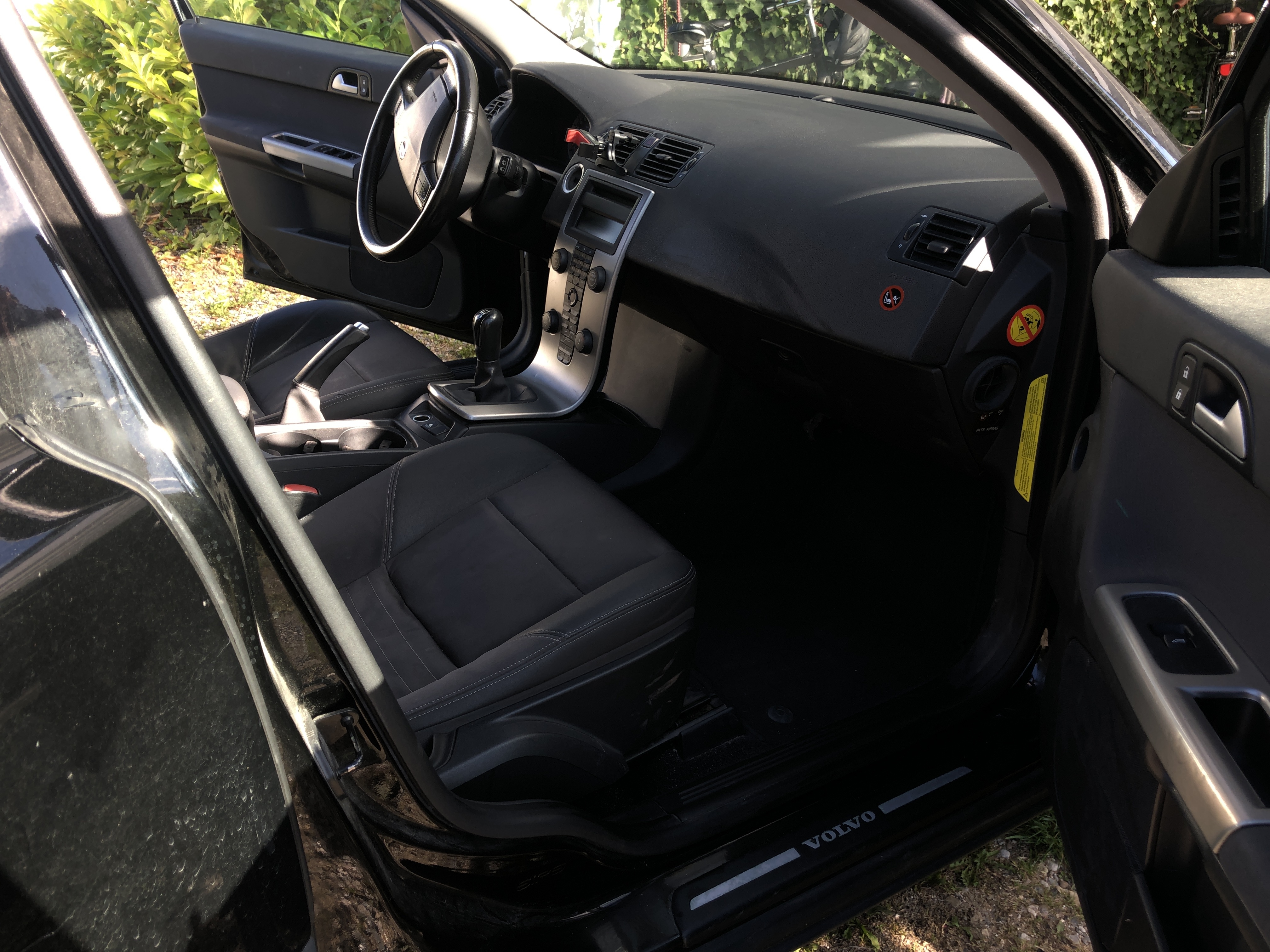 Sort Volvo V50 fra 2005