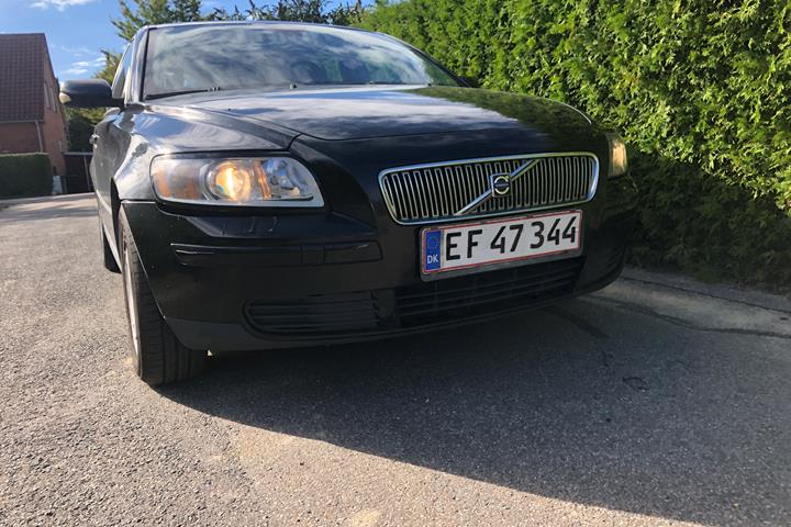 Sort Volvo V50 fra 2005