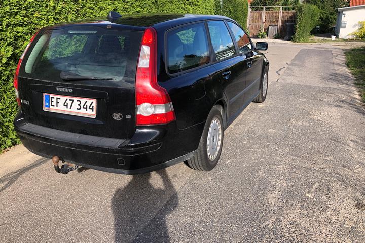 Sort Volvo V50 fra 2005