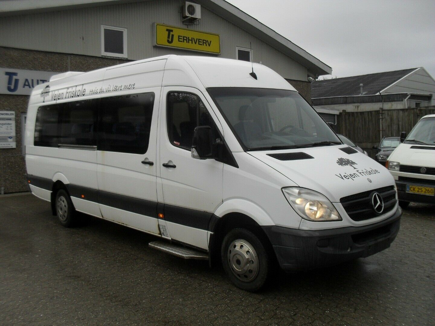 Hvid Mercedes Sprinter 511 fra 2007