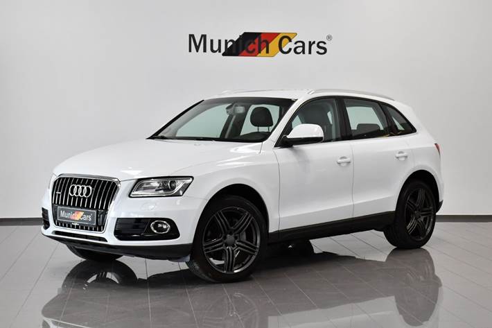 Hvid Audi Q5 fra 2014