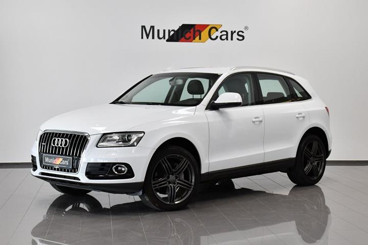 Hvid Audi Q5 fra 2014