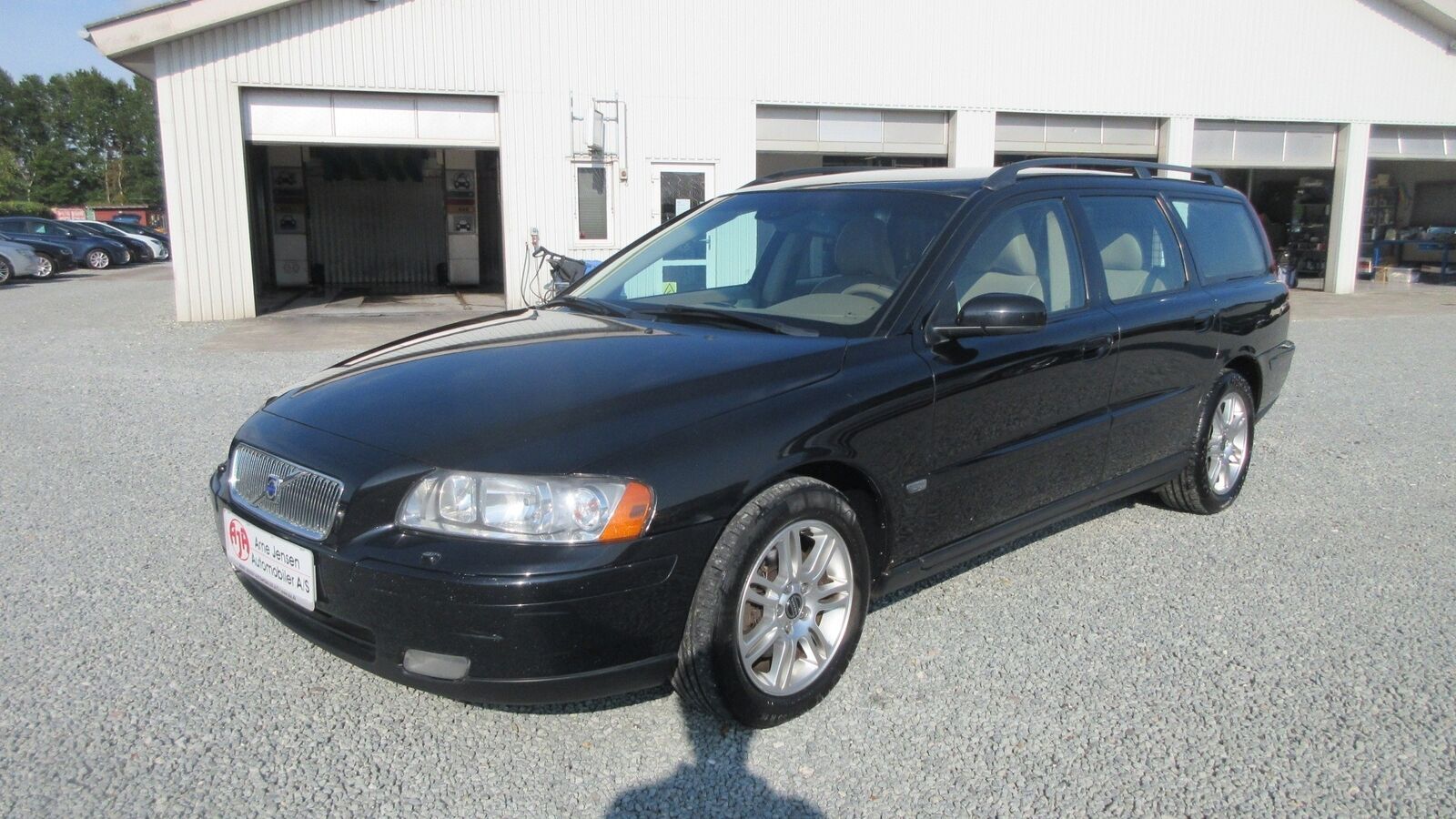 Sort Volvo V70 fra 2006