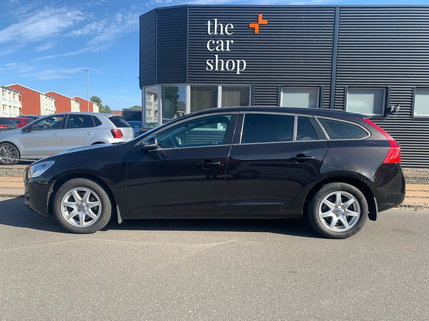 Grå Volvo V60 fra 2010