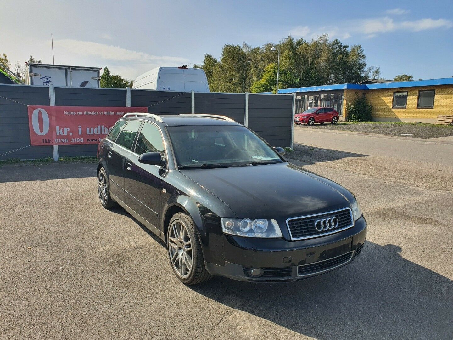 Grå Audi A4 fra 2003