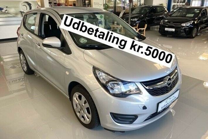 Grå Opel Karl fra 2018