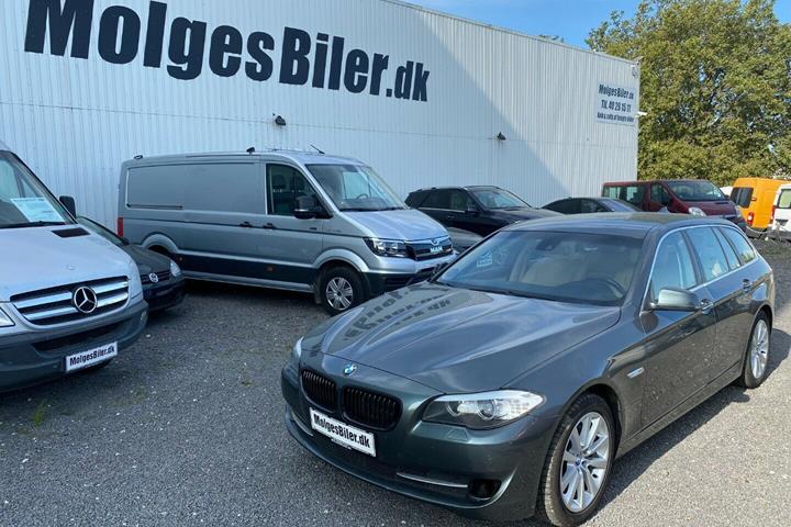 Grå BMW 530d fra 2010