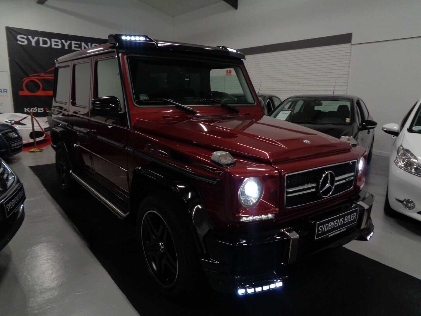 Grå Mercedes G350 fra 2014