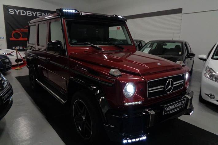 Grå Mercedes G350 fra 2014