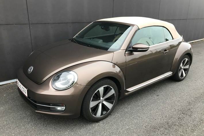 Brun VW The Beetle fra 2015