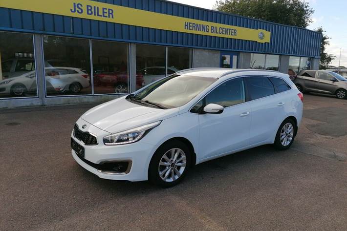 Hvid Kia Ceed fra 2016